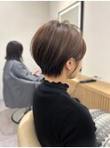 浦和ショートヘアショートカット白髪ぼかし白髪染めボブ40代50代