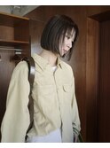 ミニボブ×前髪カット×トリートメント　20代　30代　40代