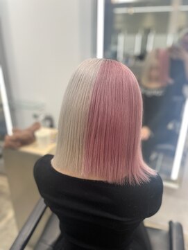 グロウ 渋谷(grow) ホワイトミルクティー＆ペールピンク