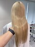 ダメージ軽減ケアブリーチ＋オンカラー＋1stepケア