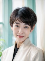 アグ ヘアー ネスト 茨木店(Agu hair nest) 大人ショートボブ 20代30代40代ヘア 小顔 大阪クビレ茨木