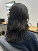 ミディアムヘア/暗めカラー/グランマッシュ/水戸