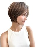 ハイライトバレイヤージュダブルカラーケアブリーチ30代40代