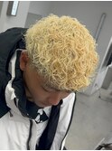 禁断のブリーチパーマ　スペインカール