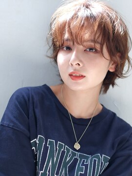 カーサ(Casa.) ゆるふわショート×ベージュ