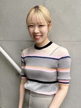 【　戸田 めぐみ　】透け感のあるカラーやブリーチデザインカラーが得意です！