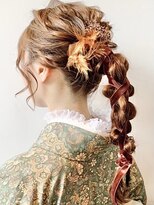 バサラ 横浜駅前店(VASARA) 横浜/着物ヘア/ポニーテールアレンジ/アレンジヘア