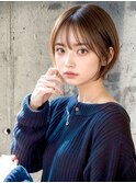 大人可愛いコンパクトショートボブ
