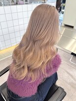 サンク 原宿 表参道(cinq)&nbsp;表参道ベージュカラーケアブリーチミルクティー顔まわりレイヤー