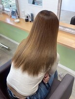 オリビアヘアー(OLIVIA HAIR)&nbsp;ブリーチなし柔らかグレージュ×最高峰ケア
