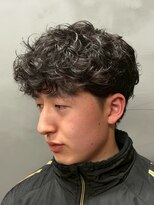 ノーエン(noen) スパイラルパーマ メンズカット メンズパーマ 韓国 眉カット