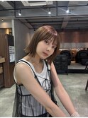 春夏ベージュボブ　○堀越太真樹　縮毛矯正