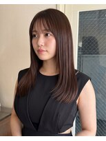 零秒女髪 千里丘店&nbsp;上品な艶髪まとまりロングストレート髪質改善美髪髪質改善カラー