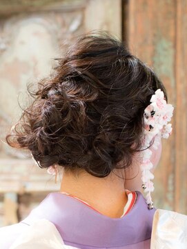 ブルー ヘアーメイク(Blue Hair Make) セットスタイル