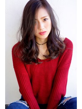 ルモア(RUMOR) ゆるふわセミディRumor×パープルアッシュ