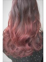 サンクレポ&nbsp;【CINQ REPO　care&design】 グラデ×ピンクレッド 佐藤拓哉