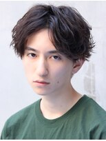 ネイビー(NAVY)&nbsp;ハーフスパイラルセンターパートマッシュ☆