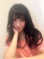 セシルへアー JR京都駅前店(Cecil hair)&nbsp;暗髪×カールロング