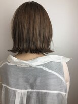 ヘア プロデュース キュオン(hair produce CUEON.) 切りっぱなしボブ×ナチュラルハイライト