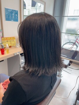 バサ 鷺ノ宮店(BASSA) 外ハネボブ×ブルーブラック