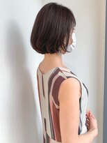 ケーツーナゴヤ(K two NAGOYA)&nbsp;バッサリ！まるみと毛束感。大人女性の小顔グラデーションボブ。