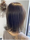 ハイライト&裾ブリーチ