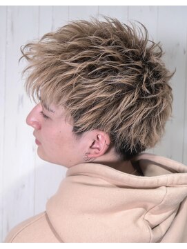 ティアラ 桜木町(TIARA) エアーリッジショート/20代/30代/ジェットモヒカン/束感