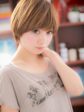 カバーヘアアンドスパ ブリス 浦和(COVER HAIR&SPA bliss) サラツヤ外国人風★小顔前下がりボブショートc5浦和10代20代30代