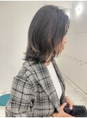 ミディアムレイヤースタイル