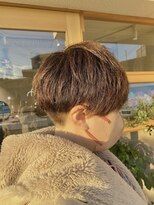 モカヘアー(mocha hair)&nbsp;マッシュショート/刈り上げヘア/暖色カラー