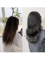 クラン ヘアーアンドスタジオ(CLAN hair & studio)&nbsp;ハイトーンエクステブリーチインナーミルクティーベージュ