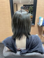 ヘアーサロン デペント(HAIR SALON Depend)&nbsp;ハイトーン　スライシング　グレージュカラー