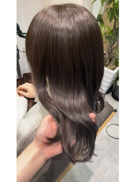 テラスヘアラボ 新潟駅南(TERRACEhairLab.) 【プレミアムイルミナカラー】ash beige