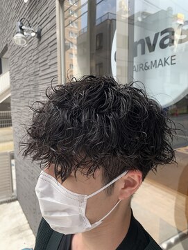 キャンバス 川崎(canvas.) メンズスパイラルパーマ/横山大樹