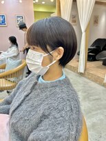 ロンドアジュール 横浜(Lond azur)&nbsp;横浜で女性が作る！コンパクト丸みショート！バームをつけただけ