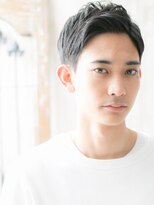 モッズヘアメン 名護大東店(mod's hair men)&nbsp;大人クールなネイビーブラック七三分け似合わせカットi名護大東