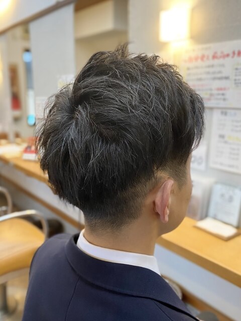 卒業式メンズヘアセット