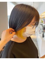 アミィヘアー(Ami Hair)&nbsp;【SORECA/ソレカ】ボブスタイル × インナーカラー