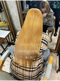 ブリーチ毛の方を縮毛矯正で艶髪【表参道】【青山】【原宿】