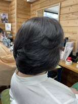 ヘアアンドエステキャロット&nbsp;夏に向けて◎ボブレイヤースタイル