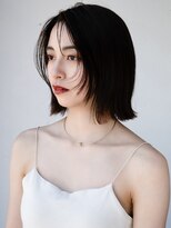 エインアンリー 表参道(AIN.ANLY.) ◯フェイスレイヤーカットくびれボブパーマオリーブベージュ美髪