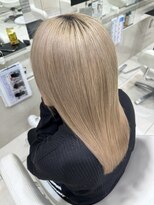 アヴァンス 深井店(AVANCE.) ミルクティーベージュ×髪質改善