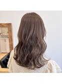 【ブリーチなし】くすみベージュ