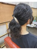スパイラルパーマ