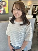 オリーブアッシュベージュグレージュレイヤー韓国髪質改善都島