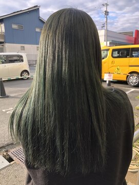 ベーグルヘアーアンドアイ(BAGEL.hair&eye) Green color