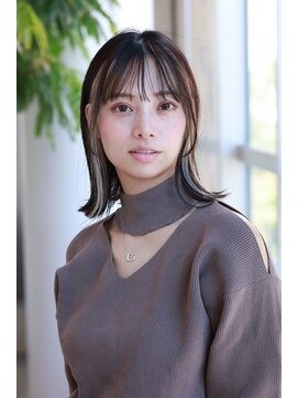 エフイチリン 千葉店(F.ICHIRIN) ぷつっとボブ×インナーカラー