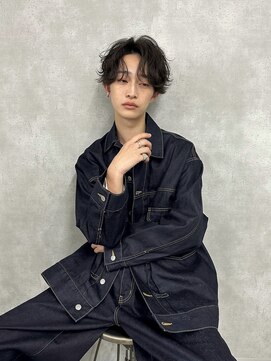 ガーデンタチカワネクスト(garden tachikawa next) センターパート/スパイラルパーマ/無造作/大人カジュアル