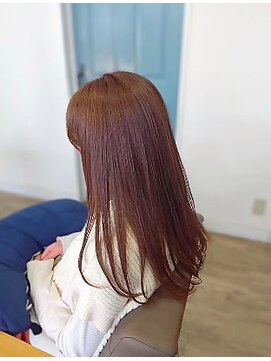 ヘアアトリエ ナイン(hair atelier nine) イメチェン/ホワイトブロンド/外ハネボブ/ワイドバング/福島市