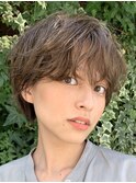 イメチェンショートパーマ美髪のススメワイドバング